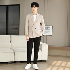 X508-P902025秋装时尚男士休闲商务小西装西服外套，男装西服，星座507A（原星座306B-2）