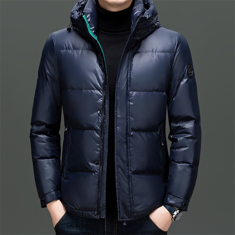 羽绒服男冬季加厚极寒外套2026新款高端男士短款中老年爸爸装亮色图片