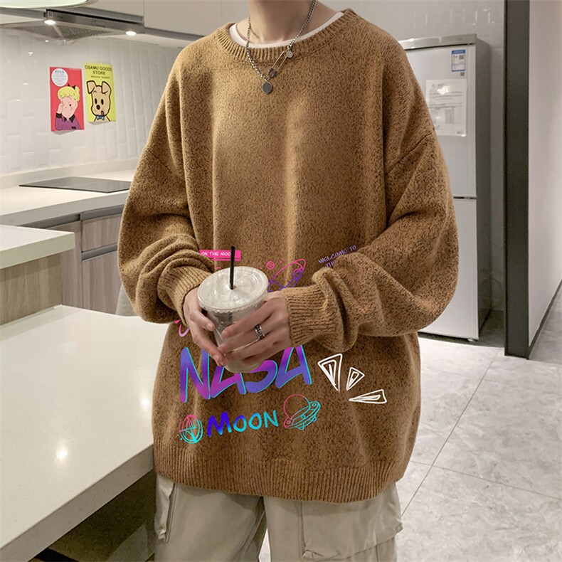 加厚加绒毛衣男大码毛线衣男针织衫男线衫M19186-P45加绒款-P65,男装针织衫/毛衣,电商A040