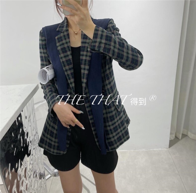 秋款西服外套，其它，得到THETHAT