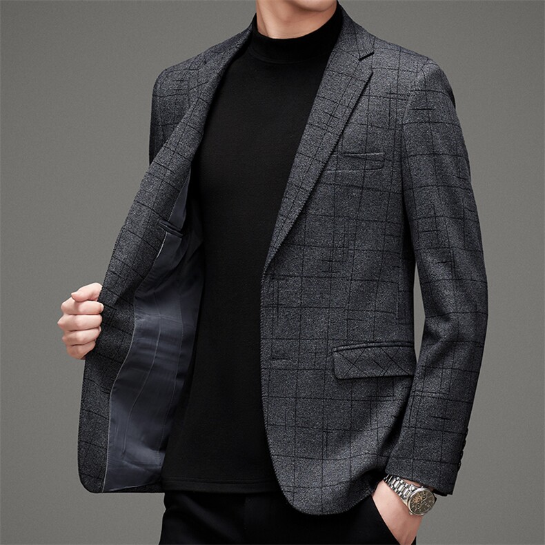 D2525男式2023春季新款便西男韩版西装外套商务休闲西服男装P190,男装西服,电商B360
