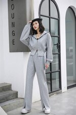 减龄收腰连帽套装，女装职业装，漫菲妮