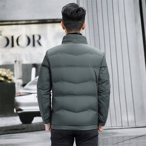M6803-11钱塘2020-3冬季厚款时尚休闲简约中年男士羽绒服P183图片