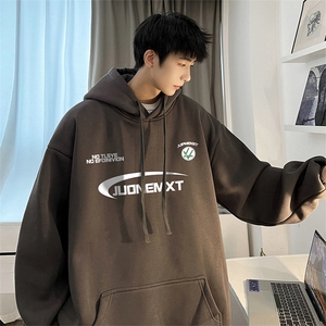抖音得物供货 可提供视频 秋冬重磅美式宽松连帽卫衣DL1927图片