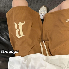 XZ616夏季新款宽松百搭发泡华夫格休闲短裤TY372P35控48，男装休闲裤，星座512A（原616）