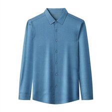 中青年男2023冬季长袖加绒衬衫商务休闲宽松衬衣YYF5005-P110,男装衬衫,电商B212（原钱塘6029）