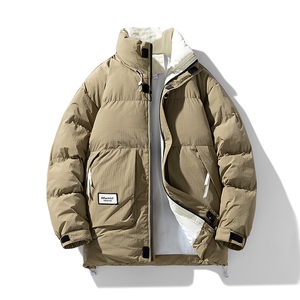 M2360-P105L-9XL冬季oversize大码面包服立领宽松棉衣外套