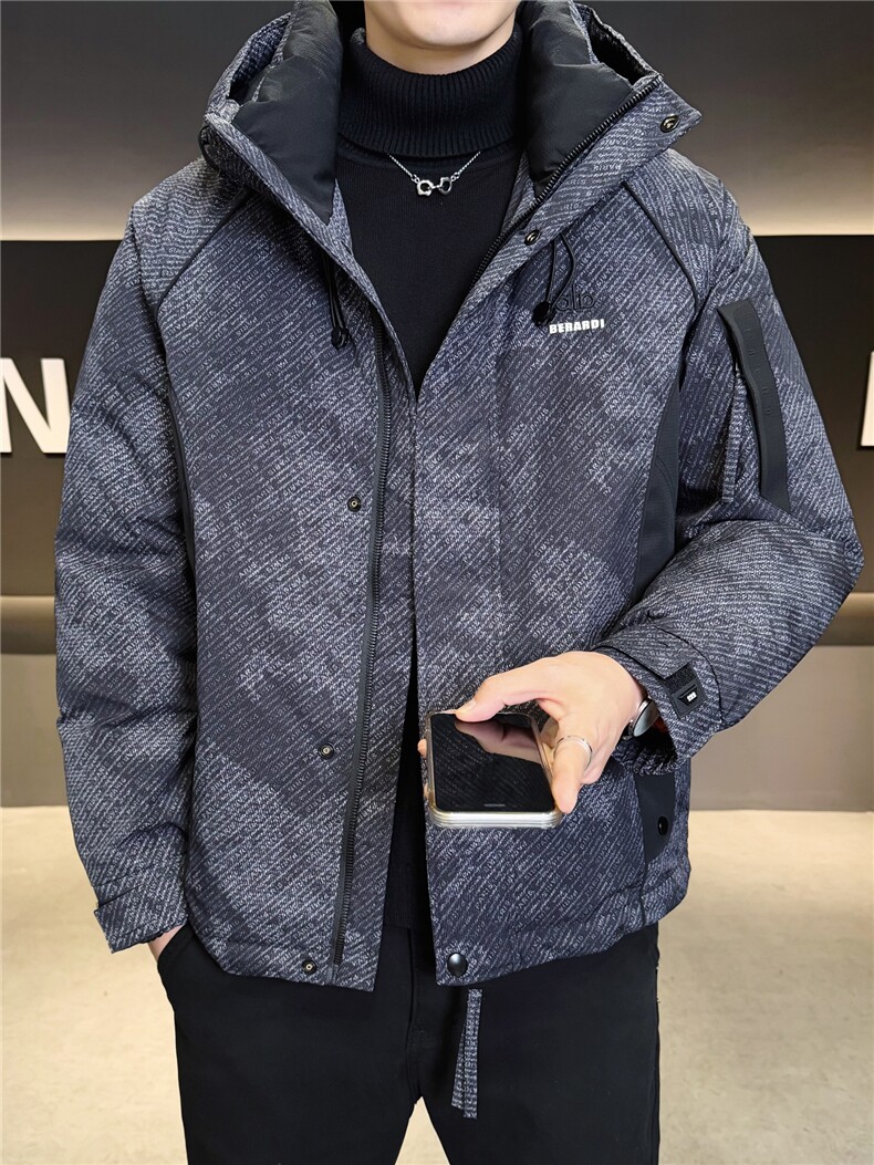 男羽绒服连帽休闲外套男冲锋衣羽绒服A329-YR8616-P225,男装夹克,电商A329