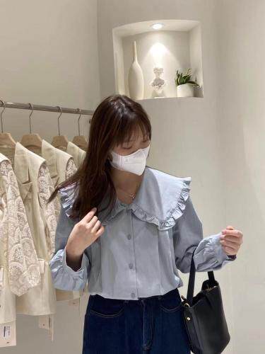 娃娃领上衣，其它，昕闻