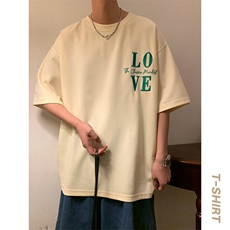 港风暖光短袖男t恤夏季休闲百搭刺绣圆领T恤男上衣TC3131-P25，男装T恤，星座717
