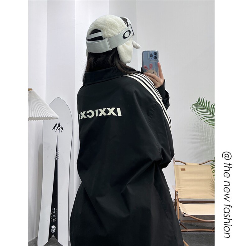 冬新条纹拼接防风防水滑雪服套装俩件套时尚保暖外套TZ031-P235,男装休闲套装,电商A001-1