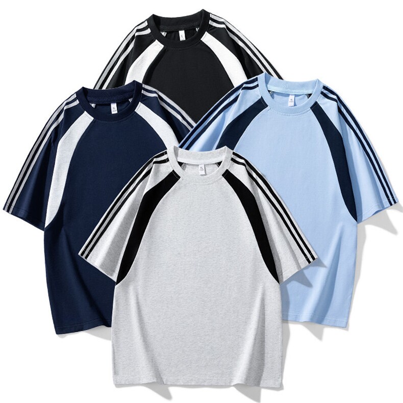 美式运动球服短袖男夏季潮牌重磅纯棉宽松休闲凉感t恤HH5713-P25,男装T恤,星座1206（原A206）