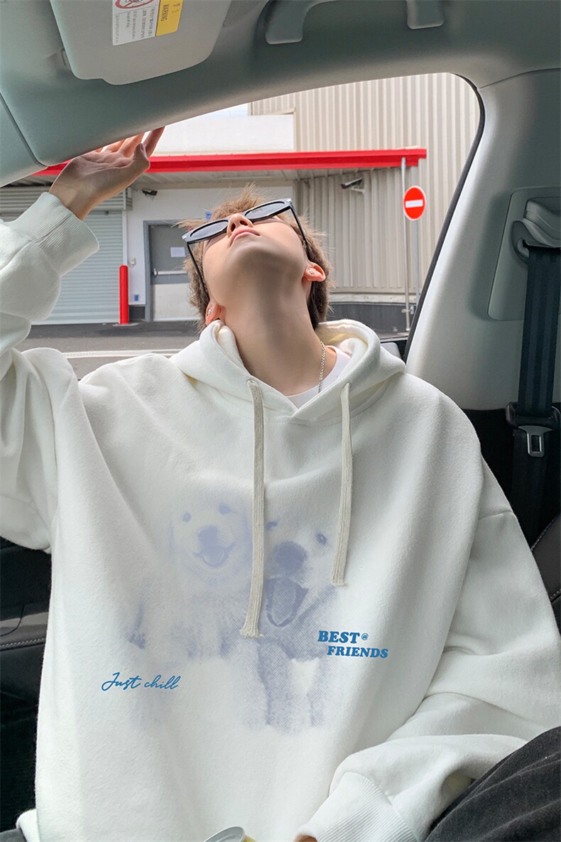连帽卫衣男大码胖子帽衫大号运动服WY2455-P35,男装卫衣,电商A040