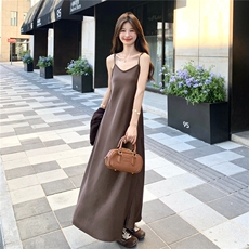 现货：秋装新款气质吊带裙镂空针织上衣三件套2C135-8881P145K218，女装套装/套裙，2C135
