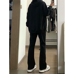 特批28 得物品质高弹力修身微喇纯黑牛牛 在仓10w+ 不缺不断货图片