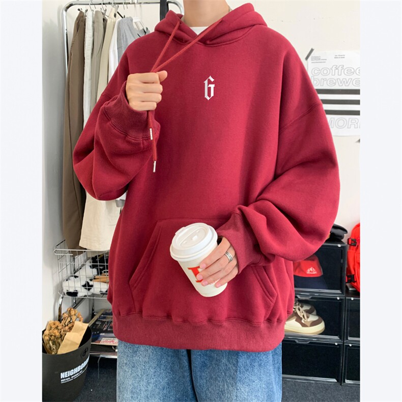 ！连帽圆领卫衣男装港风帽衫男LM84-P35,男装卫衣,电商B367