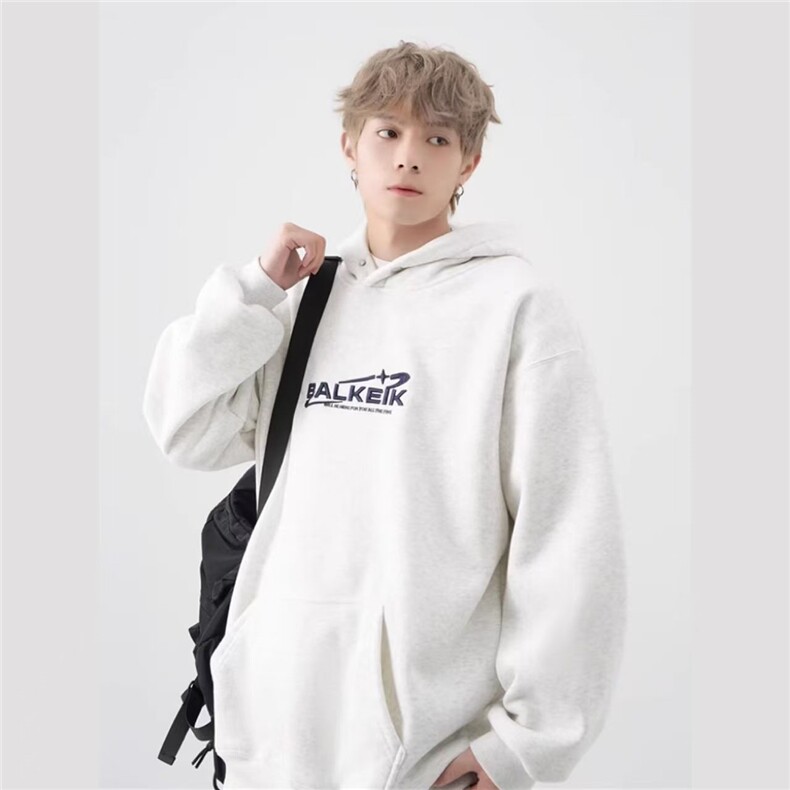1506-1/QE150/P35重磅美式连帽卫衣男生男新款潮牌潮流宽松刺秀,男装卫衣,星座1506