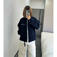 26春装高品质老钱风立领夹克外套男女美式潮牌拉链工装风宽松上衣，男装夹克，电商A486