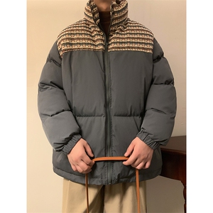 秋冬棉衣加厚夹克加绒外套厚棉袄拼色棉袄厚1016-1W106 P128 K158图片