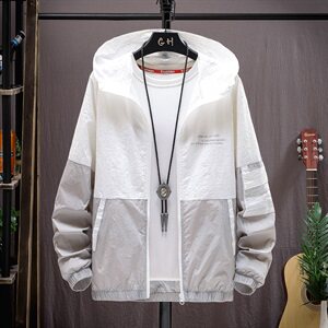 防晒衣男士夏季超薄透气冰丝夹克男青少年卡通薄款外套Y图片