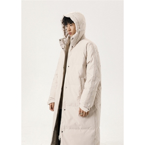 冬季新款中长款情侣韩版连帽羽绒服外套 Y918/P190图片