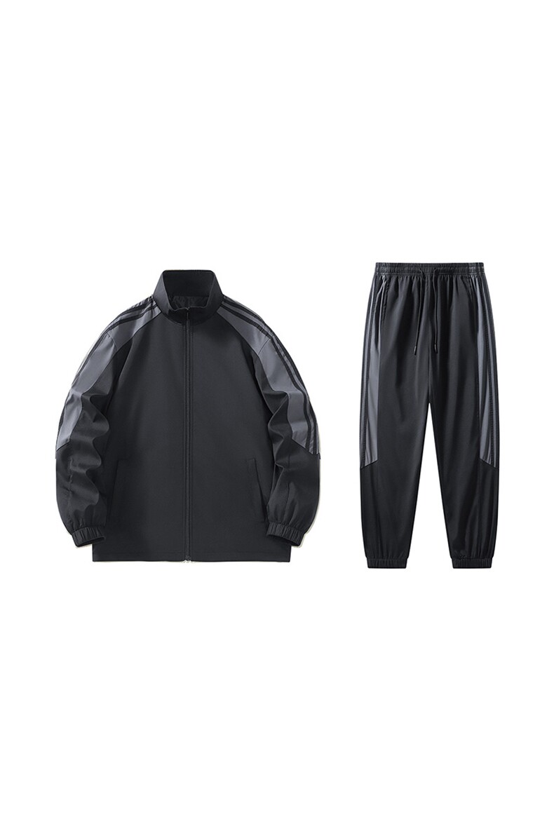 2025男秋季开衫套装两件套运动服休闲服长袖套装立领外套D02-P40,男装休闲套装,星座1402-1