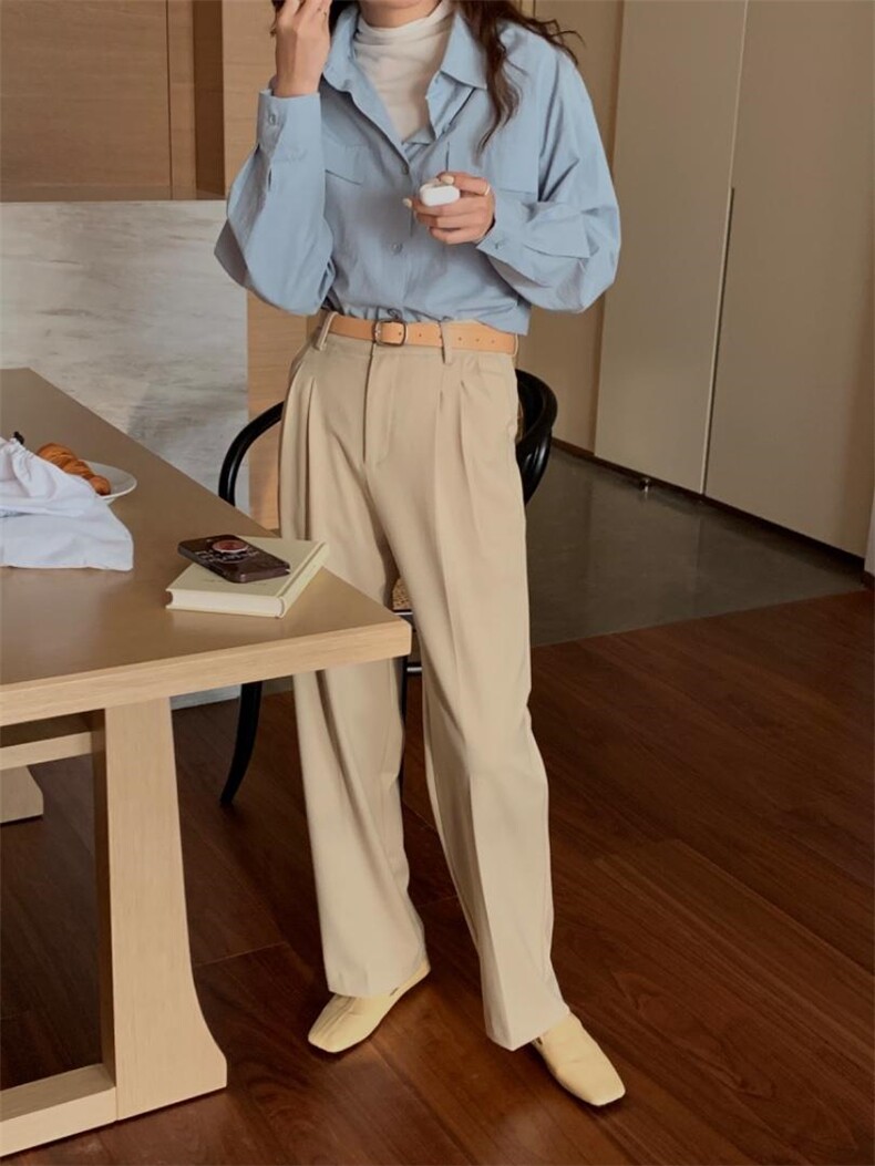 〖现货〗秋冬新款直筒扡地裤，其它，炽元素