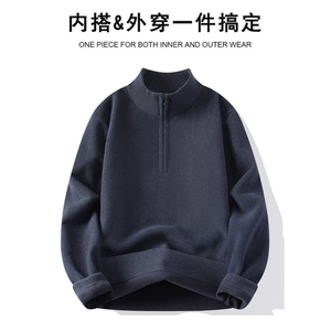 1506-1/MA99511/P57冬新款开衫毛衣美式复古休闲慵懒风V领针织男图片