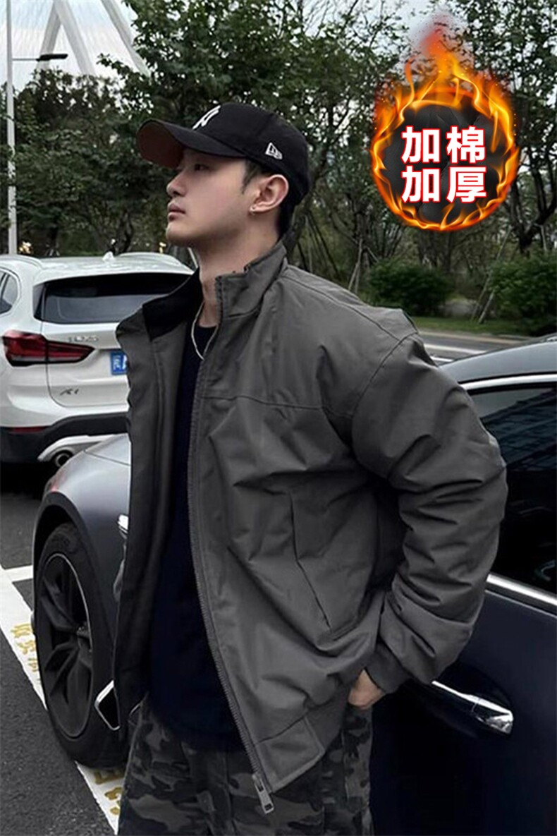 GTAL美式三防教练棉衣工装飞行夹克户外机能保暖棉服立领休闲外套,男装夹克,电商A001