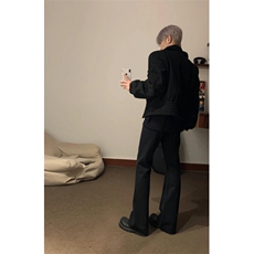 【有货】cleanfit短款外套男春秋设计感高级感痞帅夹克A710LL-P75，男装夹克，星座1007（原301D）