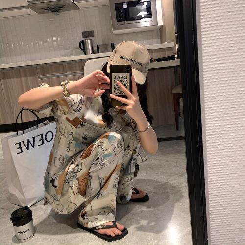 印花长裤，女装，XTZ style