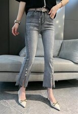 重工牛仔喇叭裤，其它，柚格