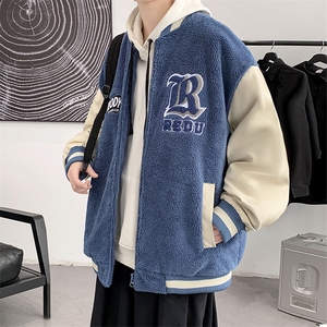 冬季宽松棉衣外套男士加绒加厚羊羔绒外套男8890-P115控价138图片
