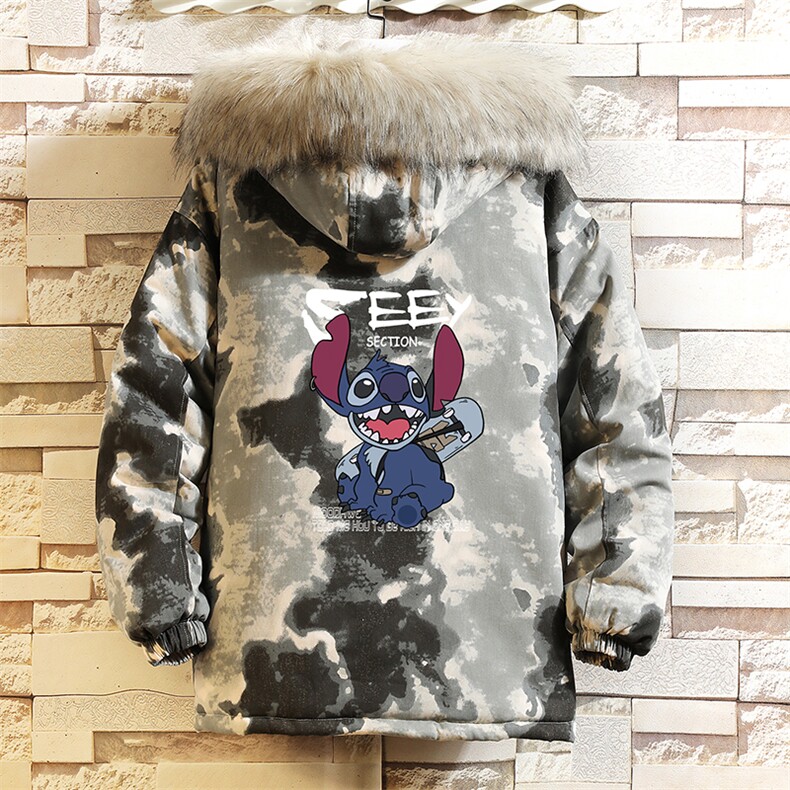 MC49038-P135日系潮衣男大码派克服男工装服外套袄砖墙,男装棉衣,电商A040A