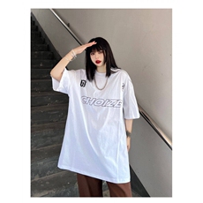 美式高街重磅短袖t恤女夏季潮牌2025新款设计感小众复古欧美上衣，男装T恤，星座506A