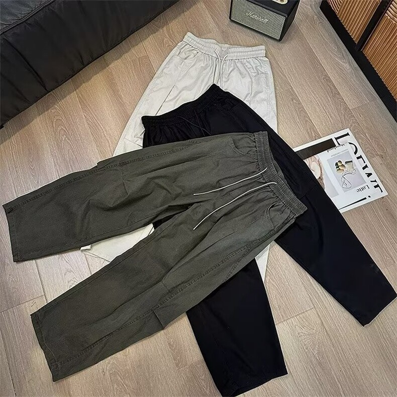 1506A/GF0130/P44美式复古酷飒风工装裤女秋冬高腰中性直筒拖地休,男装工装外套,星座1506A