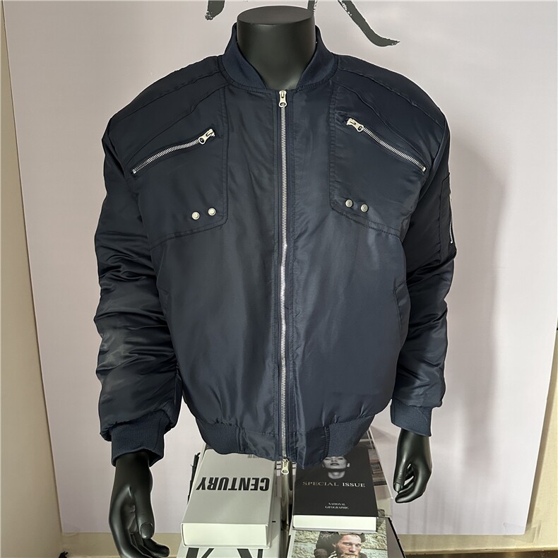 现货拉链棒球服棉衣棉袄宽松休闲外套M6102-P95,男装棉衣,星座1109-4