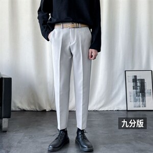 男春秋季九分小脚裤K221P42图片