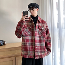 秋季百搭夹克小香风工装男外套上衣A071-JK103-P100，男装夹克，电商A071