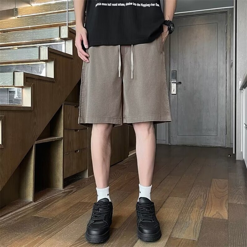 休闲短裤男士韩版潮流痞子帅气2024夏季ins宽松五分裤K5557-P29,男装牛仔裤,星座412-3
