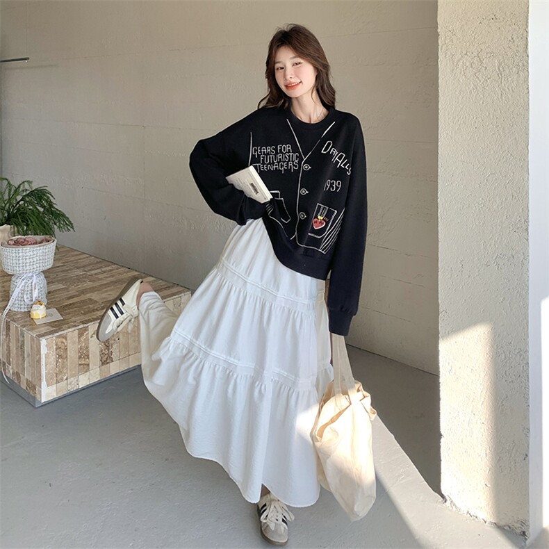 现货2025春新款上衣半身裙两件套2525P165控248,女装套装/套裙,2C201