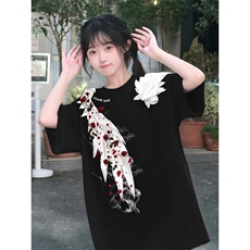 原版立体刺绣纯棉短袖ZX0302-P35，男装T恤，星座313A(原308A-2)