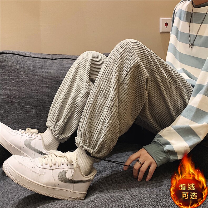 秋冬舒适百搭加绒加厚休闲裤TY040-1特批35-加绒特批40,男装休闲裤,星座718-1