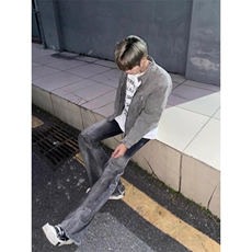 【有货】cleanfit短款牛仔外套男潮牌高级感痞帅夹克W352CC-特P75，男装夹克，星座1007（原301D）
