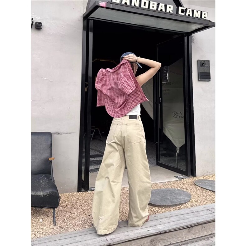 百搭日系ins洗水做旧立体裁剪弯刀牛仔裤简约慵懒时尚新款潮流,男装牛仔裤,星座1210-1