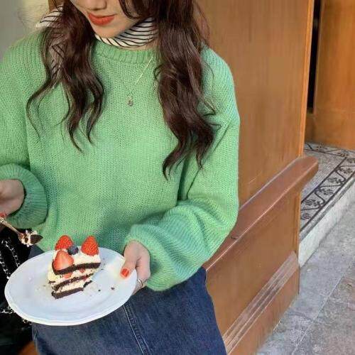 春季时髦马海毛上衣，女装，LMNC