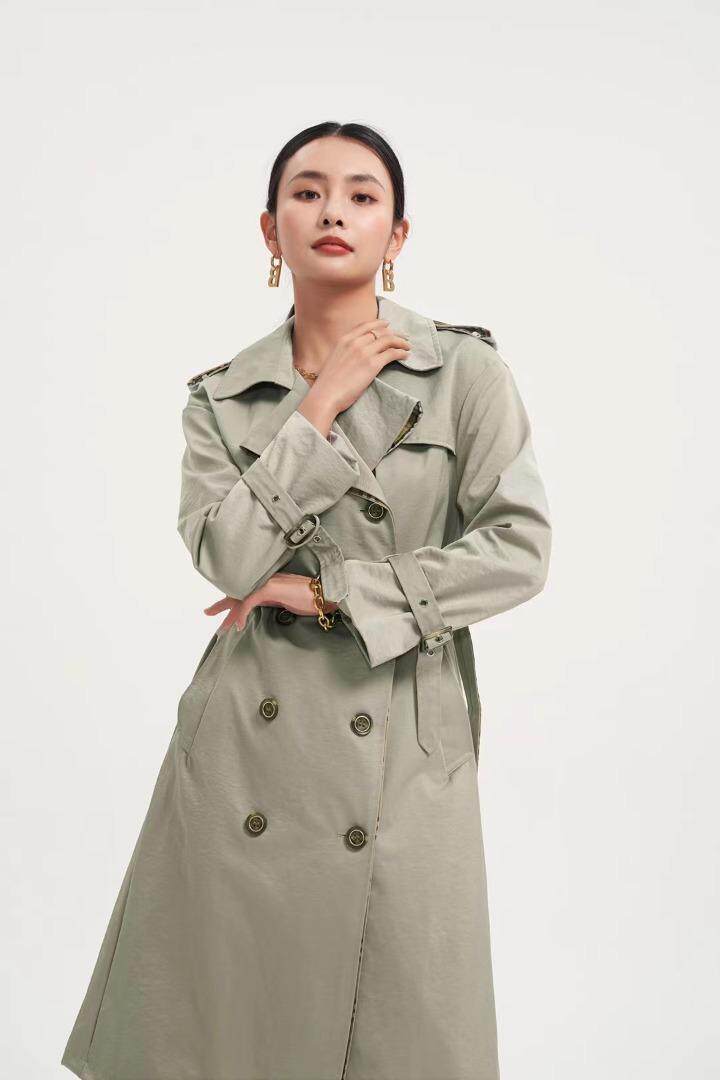 秋装新款风衣，女装风衣，艾涵o