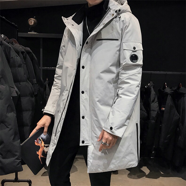 男士潮流羽绒服2020冬季新款中长款加厚外套DS581T,男装羽绒服,电商A102