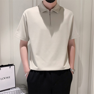 23翻领拉链男士T恤A210-8012-p48 95%涤纶 5% 氨纶图片