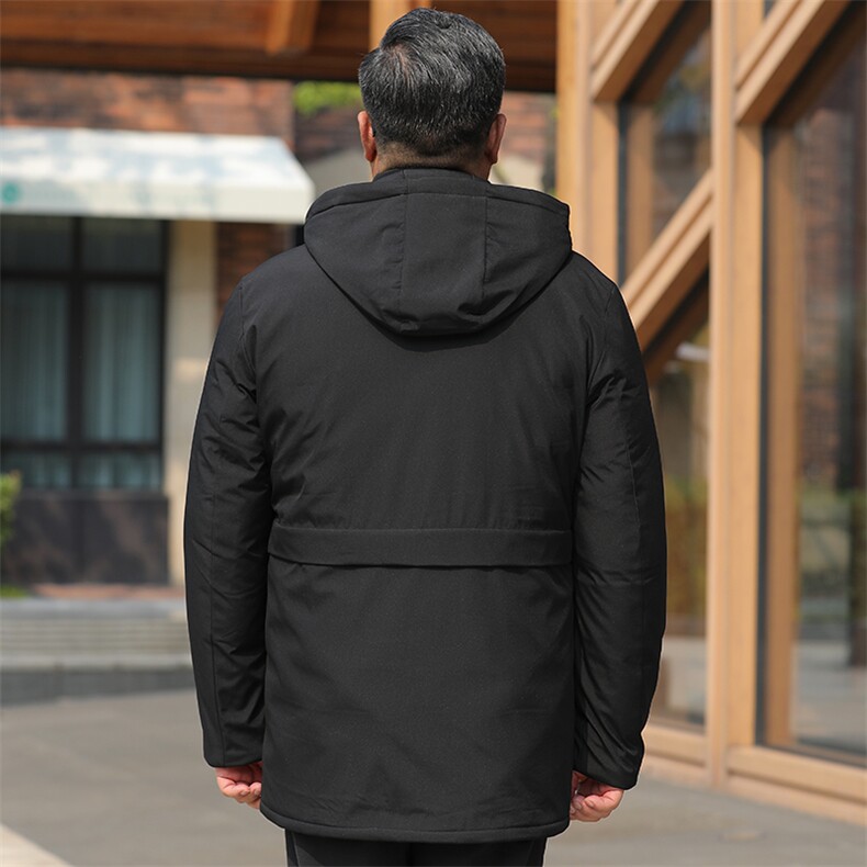 男士简单中老年冬季连帽时尚休闲棉衣男中年保暖外套YD23008-P120,男装棉衣,星座1105-3